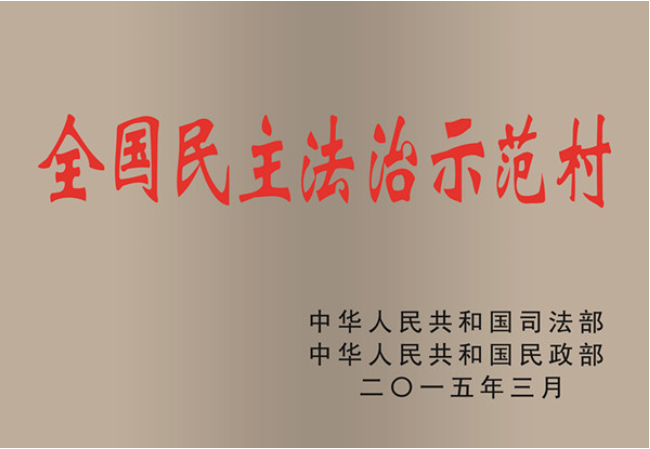 全国民主法治示范村